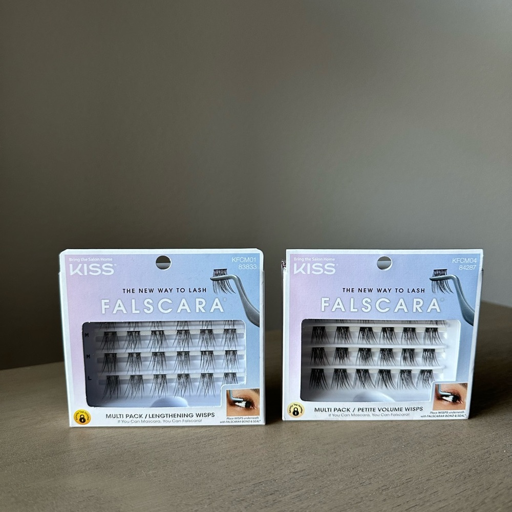 Kiss Flascara multi-pack false lashes. 2 pack.